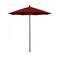 California Umbrella 7.5' Black Aluminum Market Patio Umbrella, Pacifica Red 194061334881 - alternate 1